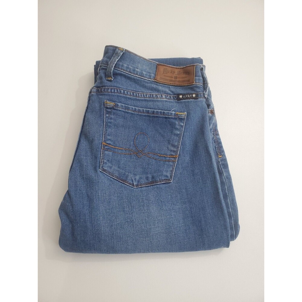 Lucky Brand Women's American Dungarees Sofia‎ Boot Jeans, Blue, 10/30